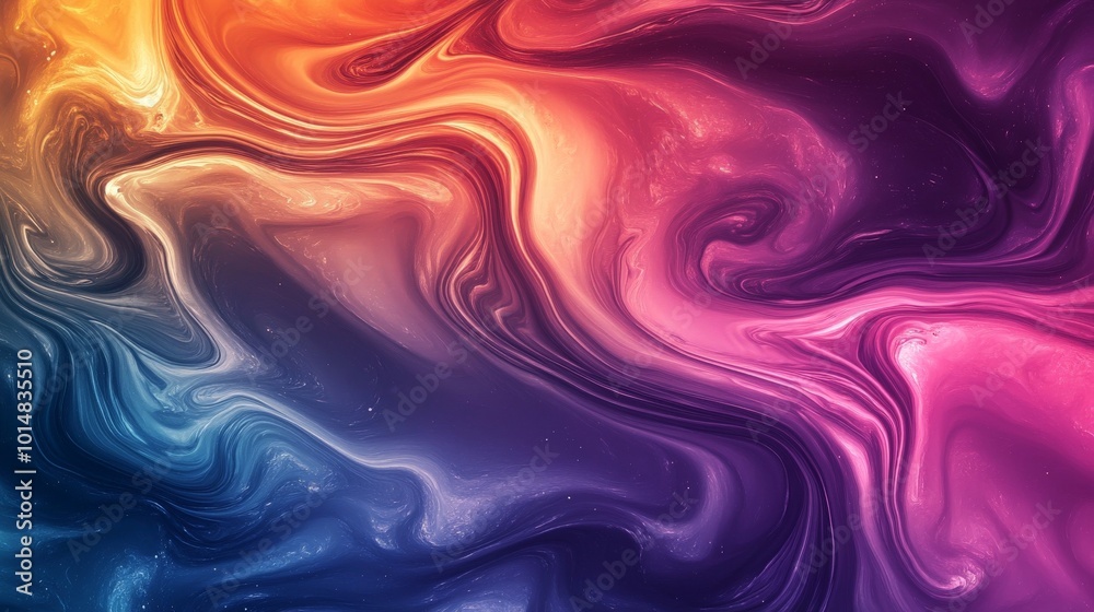 Vibrant and Ethereal Fluid Art Abstract Background Vibrant and Ethereal Fluid Art Abstract Background