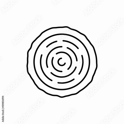 wood log icon sign vector