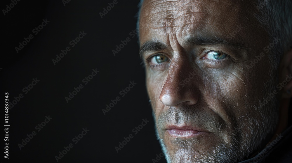 Obraz premium A close-up of a man wearing a tie, suitable for business or formal occasions