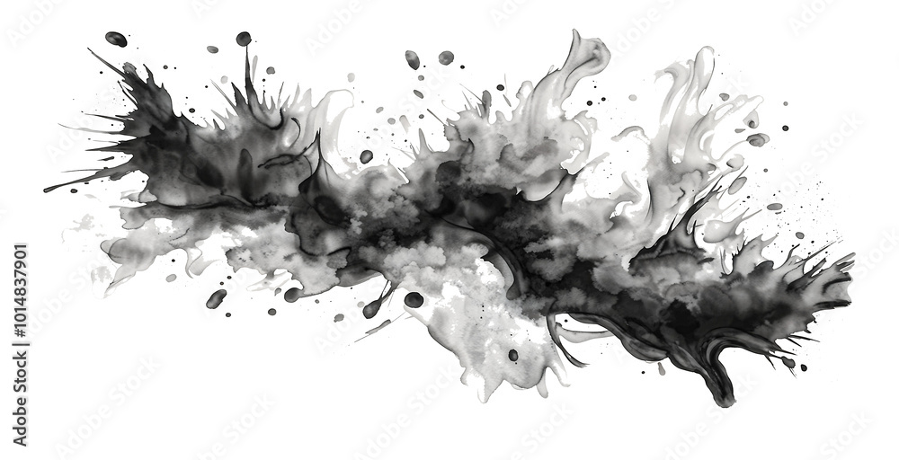 Abstract black paint splash png Abstract black paint splash png