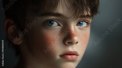 Fototapeta Sad boy