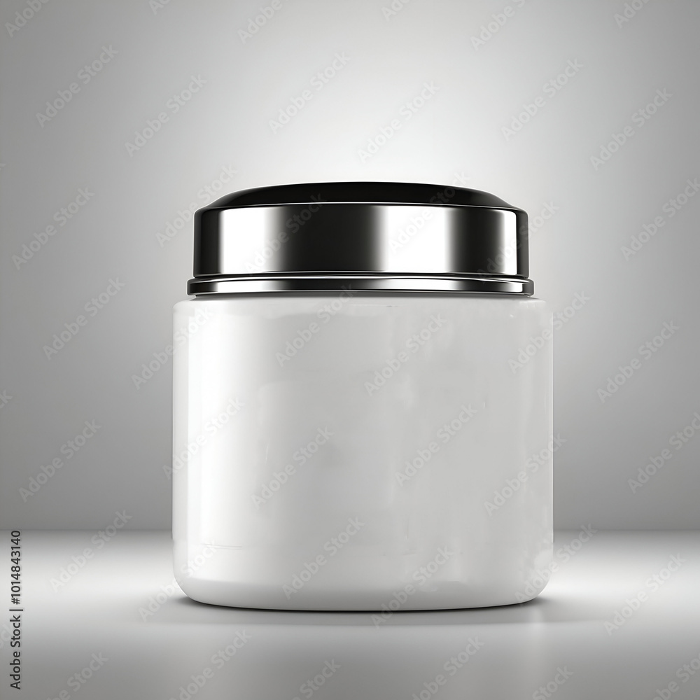 silver metal jar silver metal jar