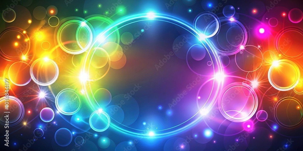 Bright light circles glowing abstract background, lighting, circles, colorful, vibrant, shiny, illuminated, pattern, design Bright light circles glowing abstract background, lighting, circles, colorful, vibrant, shiny, illuminated, pattern, design