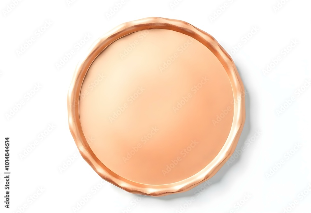 round label with a glossy finish isolated on a white background create with ai round label with a glossy finish isolated on a white background create with ai