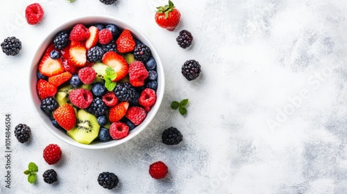 Wallpaper Mural Refreshing and Vibrant Fruit Medley Torontodigital.ca