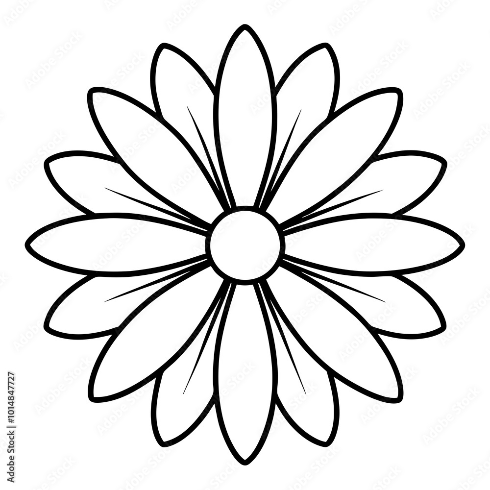 illustration of a flower illustration of a flower