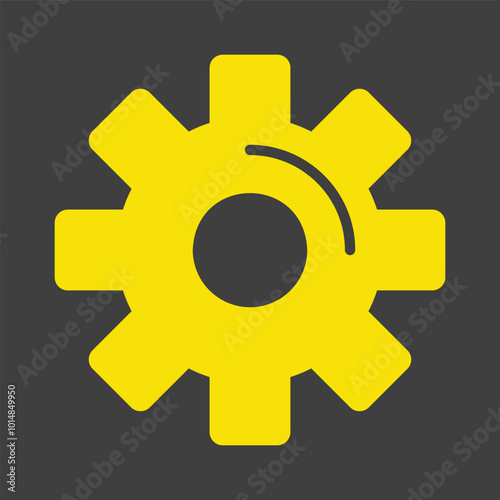 Settings icon with additional gears symbol