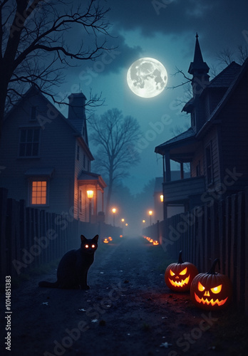 Il Gatto Di Halloween photo