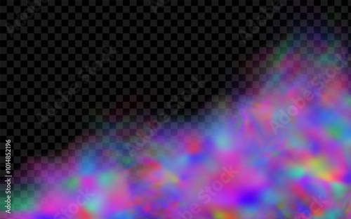 Background of an explosion of colorful smoke clouds.Multicolor fog with blue and yellow particles.Explosions of color powder.