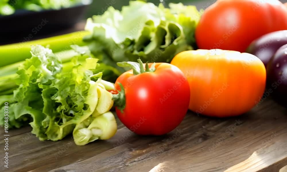 fresh vegetables on a wooden table fresh vegetables on a wooden table