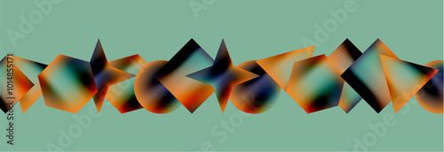 Fluid color geometric shapes abstract background. Vector Illustration For Wallpaper, Banner, Background, Card, Book Illustration, landing page