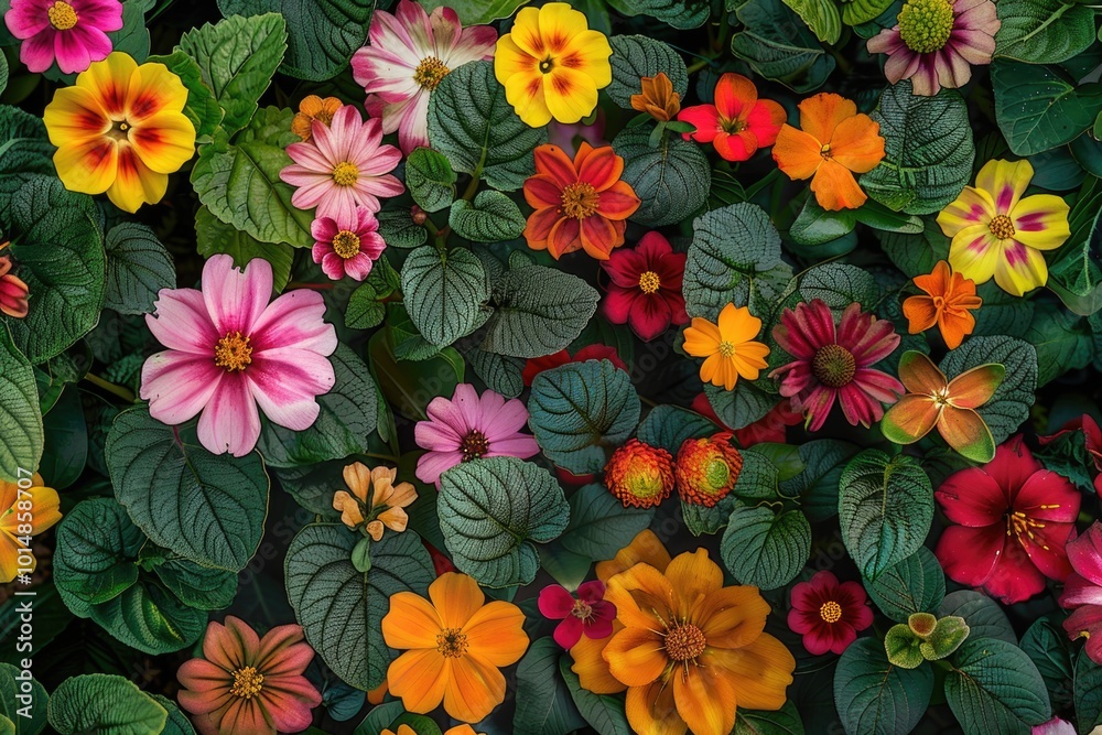 A collection of flowers situated side by side, often used in arrangements or as a decoration A collection of flowers situated side by side, often used in arrangements or as a decoration