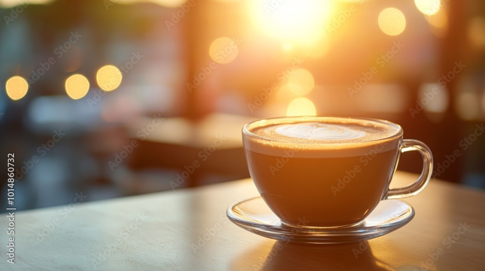 Cozy Coffee Break in the Warm Glow of Cafe Lights Cozy Coffee Break in the Warm Glow of Cafe Lights
