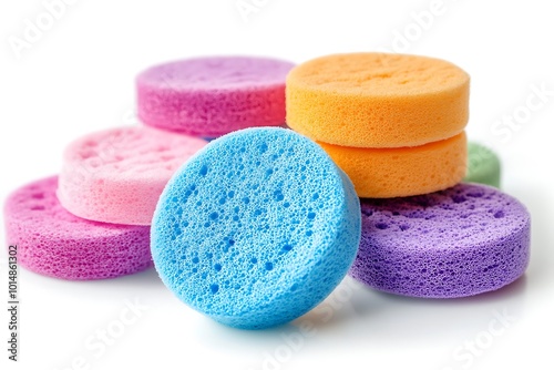 Make up for face Sponge on white background