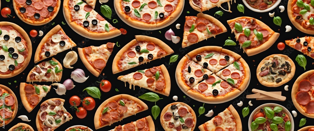 Pizza pattern Pizza pattern