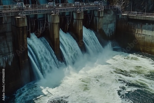 Dam letting a lot of water out