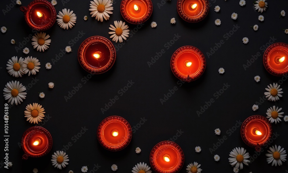 Colorful diya lamps, Diwali celebration, Vibrant clay oil lamps Colorful diya lamps, Diwali celebration, Vibrant clay oil lamps