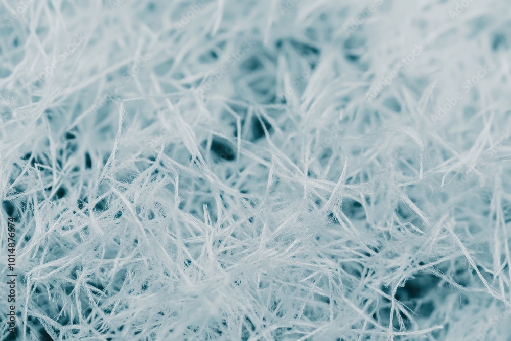 Close-Up of Frosted Ice Crystals on Surface Close-Up of Frosted Ice Crystals on Surface