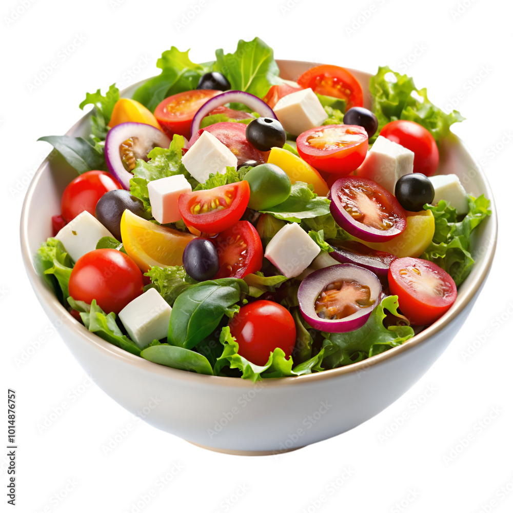 A bowl of mixed vegetables on transparent background A bowl of mixed vegetables on transparent background