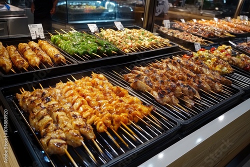 grilled food In department store (Central Festival in Chiang Mai, Thailand) - generative ai