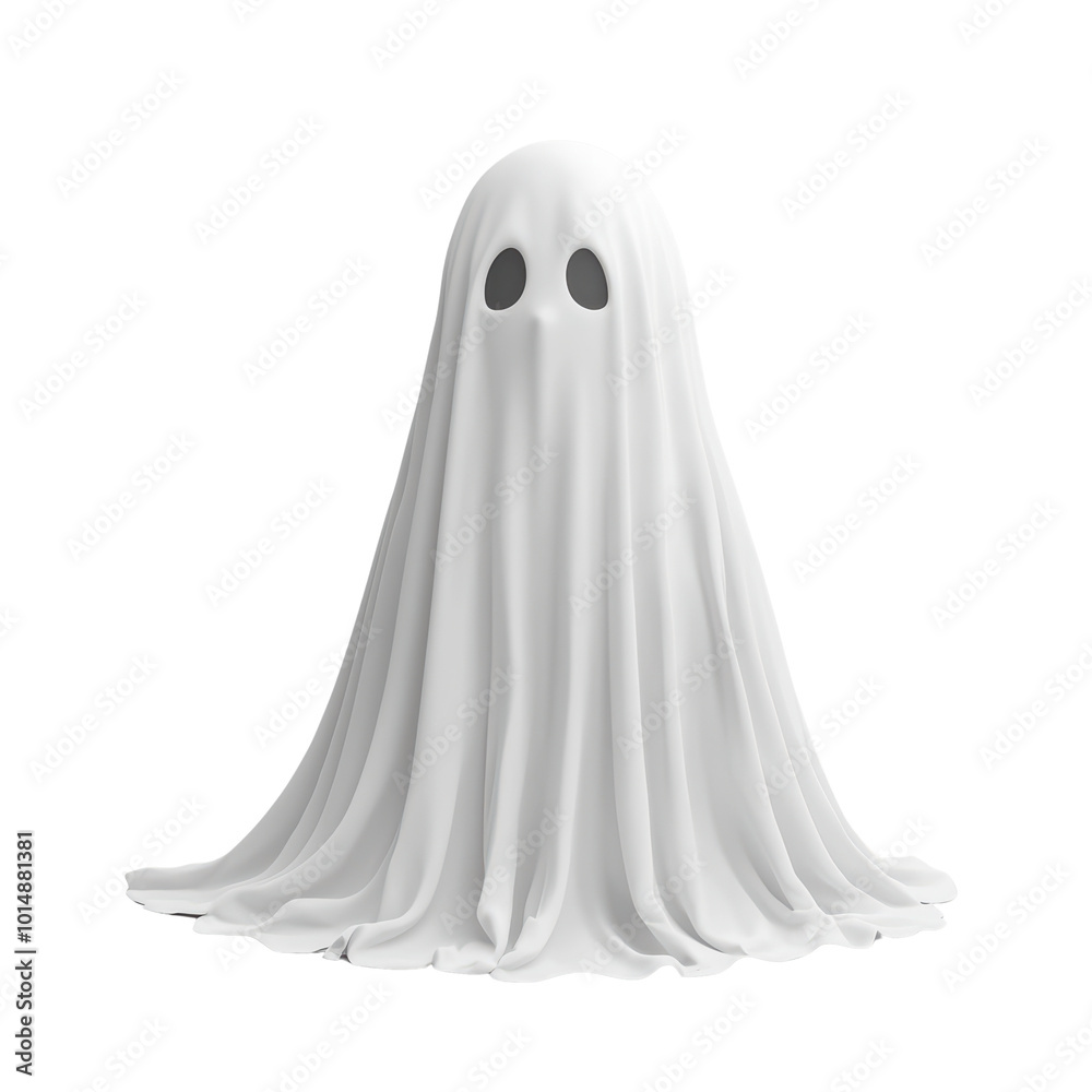 Cute ghost character, simple design isolated on transparent background. Cute ghost character, simple design isolated on transparent background.