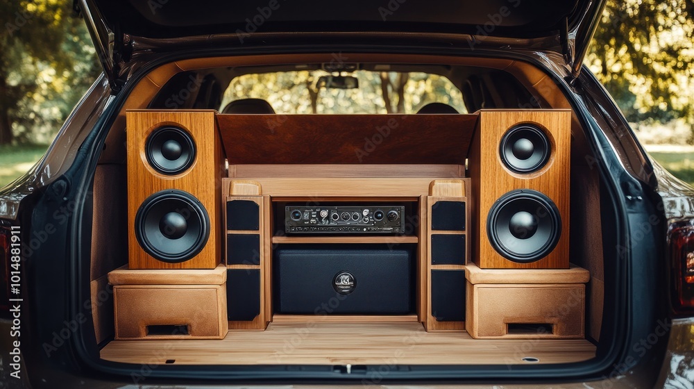 Obraz premium Custom Car Audio System