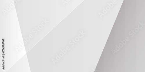 Abstract simple grey white 3D hi-tech polygonal corporate background. COLOR vector gradient abstract background design. Abstract white and gray texture line shadow shape background. white pattern. 