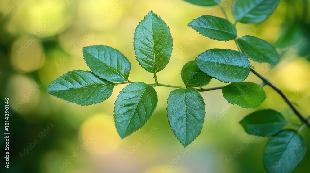 Close-up of plant with green leaves Close-up of plant with green leaves