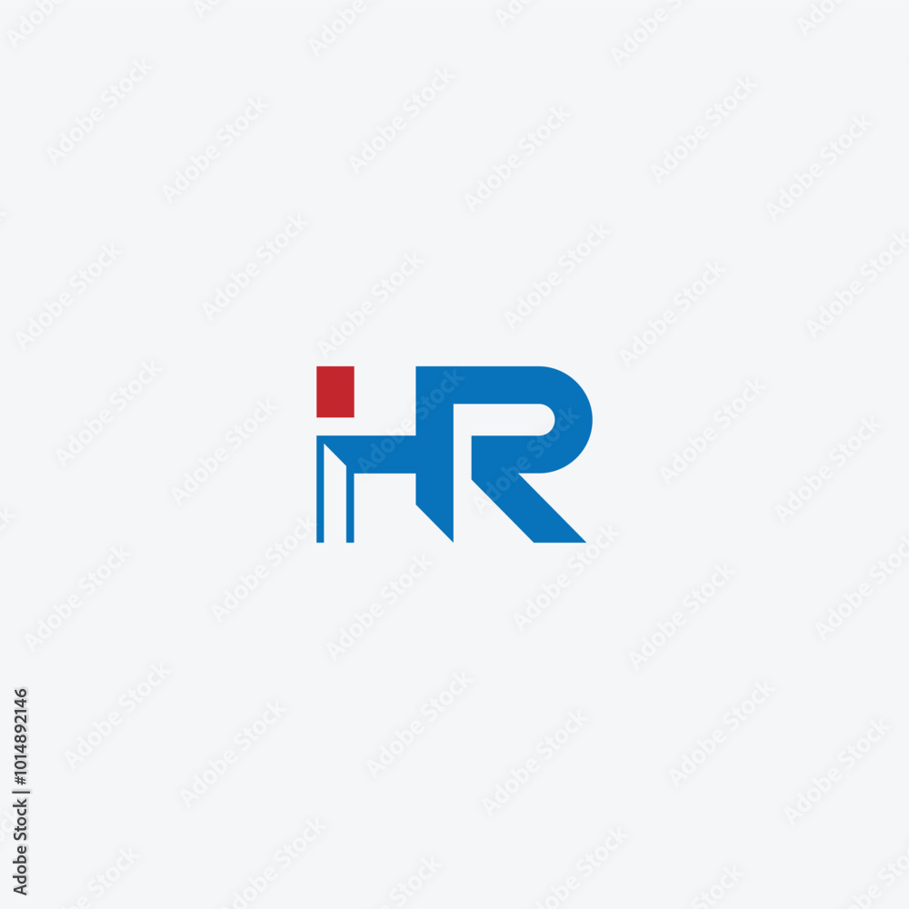 HR or RH abstract outstanding letter design. Awesome branding company different colors illustration logo. HR or RH abstract outstanding letter design. Awesome branding company different colors illustration logo.
