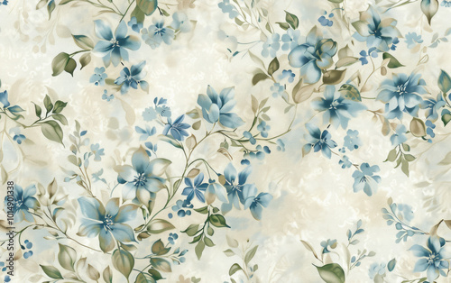 Vintage floral texture art background
