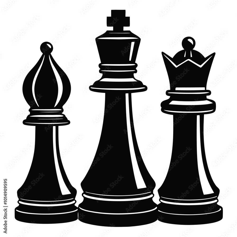 individual giant chess pieces. individual giant chess pieces.
