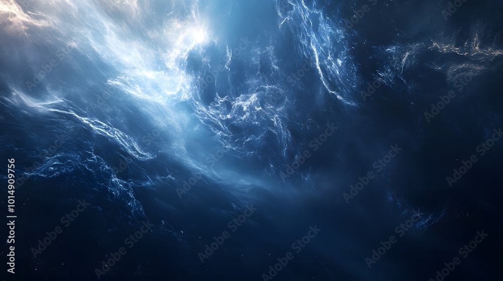 Abstract cosmic clouds on a dark backdrop, artistic space view Abstract cosmic clouds on a dark backdrop, artistic space view