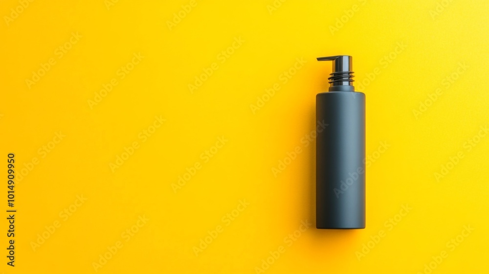 a sleek and smooth matte grey cosmetic bottle a sleek and smooth matte grey cosmetic bottle