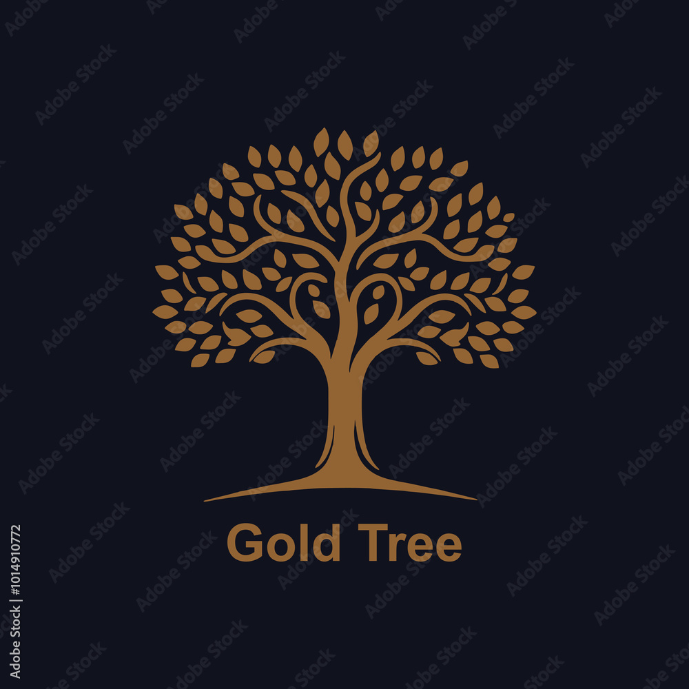Obraz premium Gold Tree