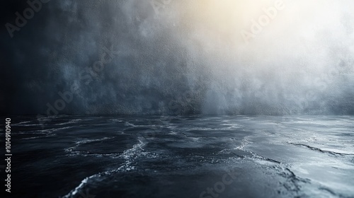 Smooth Grey Gradient Background with Ample Copy Space for Text and Design