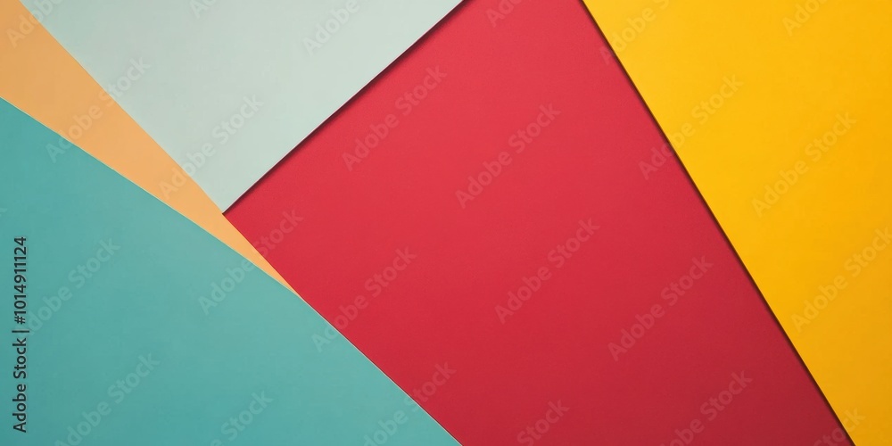 Colorful Paper Sheets in Geometric Arrangement Colorful Paper Sheets in Geometric Arrangement