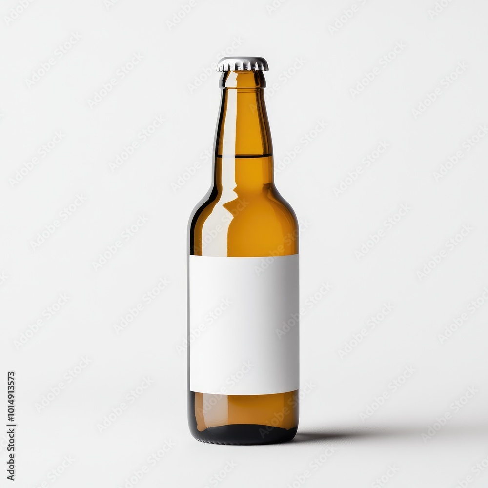 Empty Bottle on White Background Empty Bottle on White Background