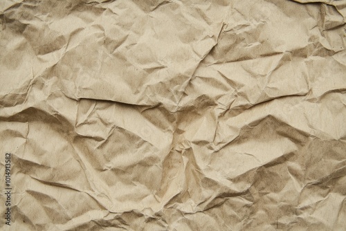 Wallpaper Mural Crinkled Brown Paper Texture Background Torontodigital.ca