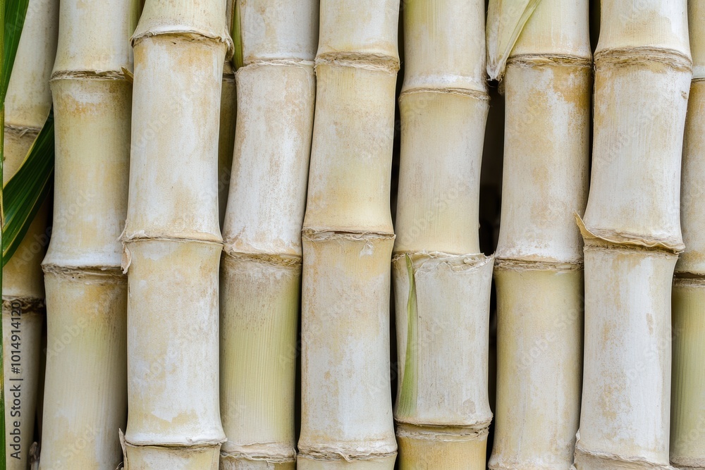 Close-up of Bamboo Stalks and Textures Close-up of Bamboo Stalks and Textures