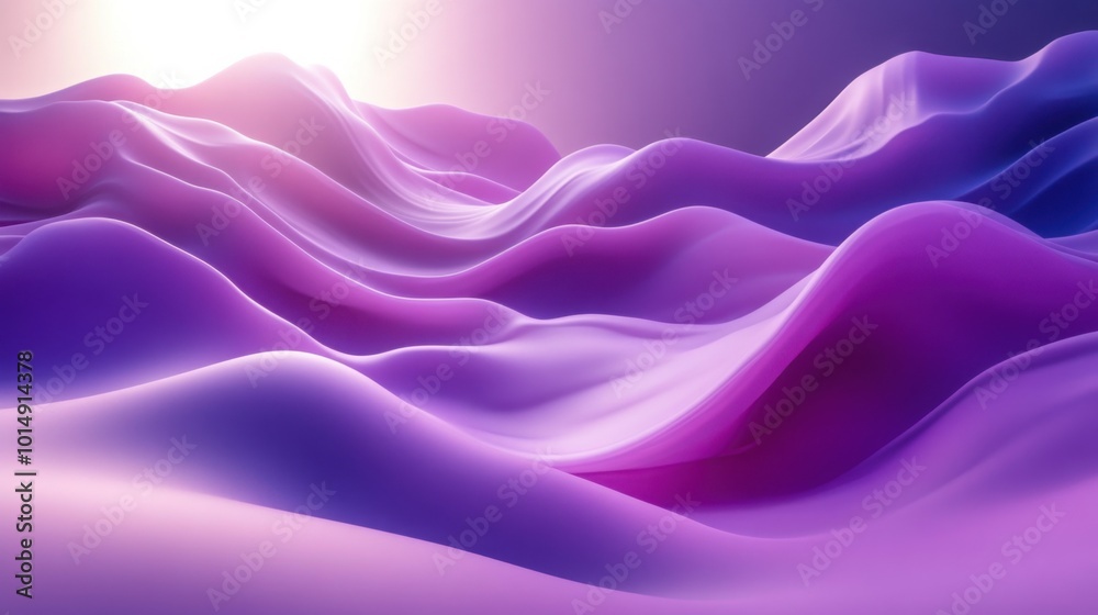 Obraz premium Soft Purple Gradient Background Ideal for Modern Designs and Creative Projects