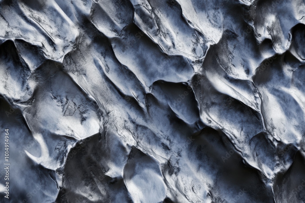 Textured Blue Abstract Surface with Waves and Layers Textured Blue Abstract Surface with Waves and Layers