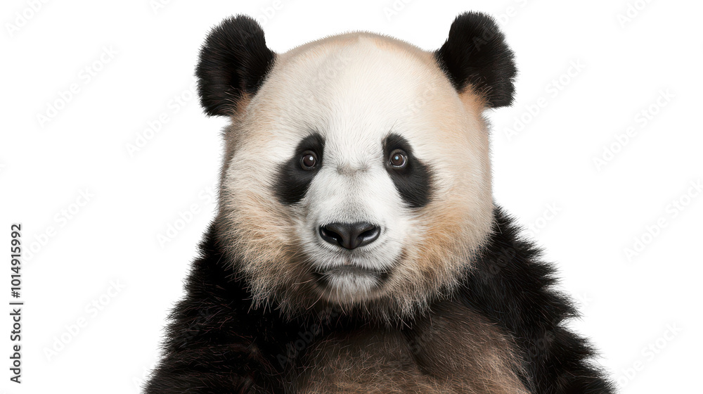 Adorable Panda Close-Up Portrait Adorable Panda Close-Up Portrait