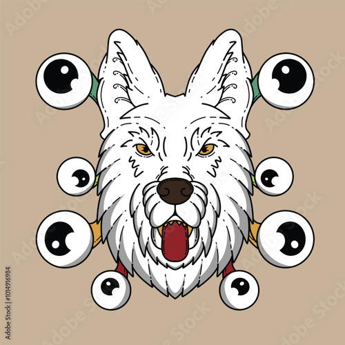 Vector asset illustration suitable for use for branding clothing advertising and so on