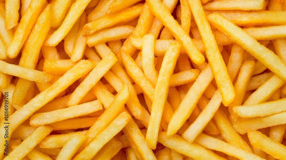 flat-lay of fried fries piles flat-lay of fried fries piles