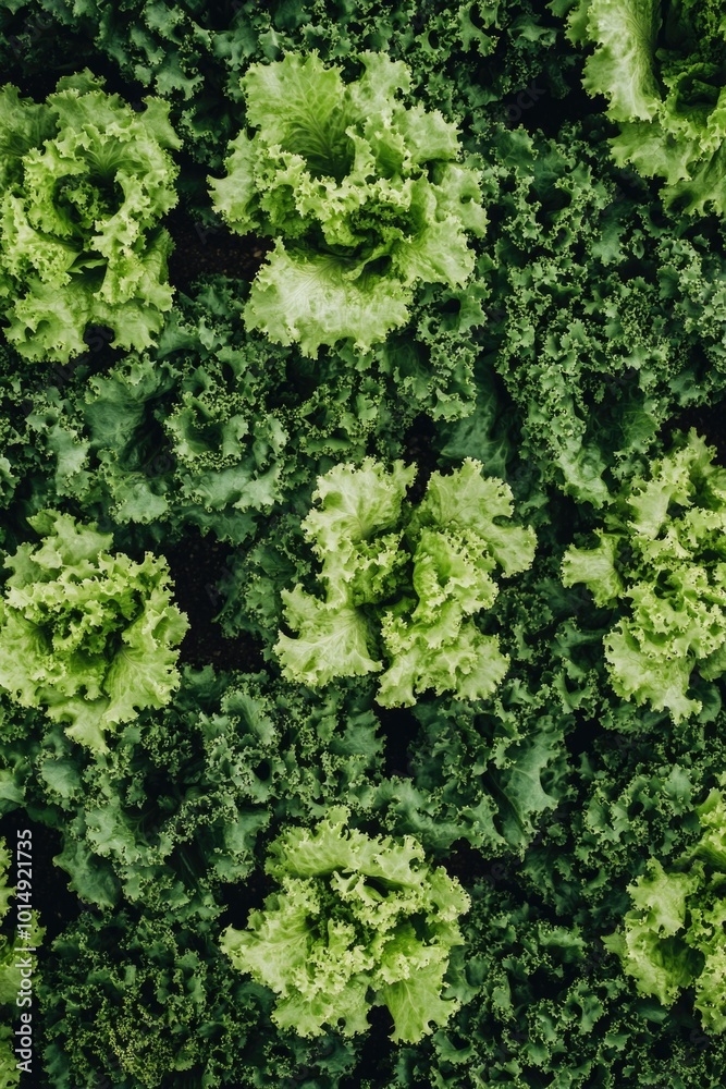Close-up of bunch of lettuce Close-up of bunch of lettuce
