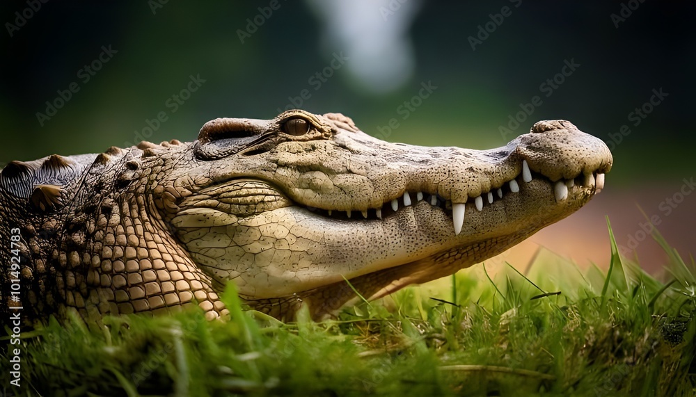Obraz premium close up of an alligator