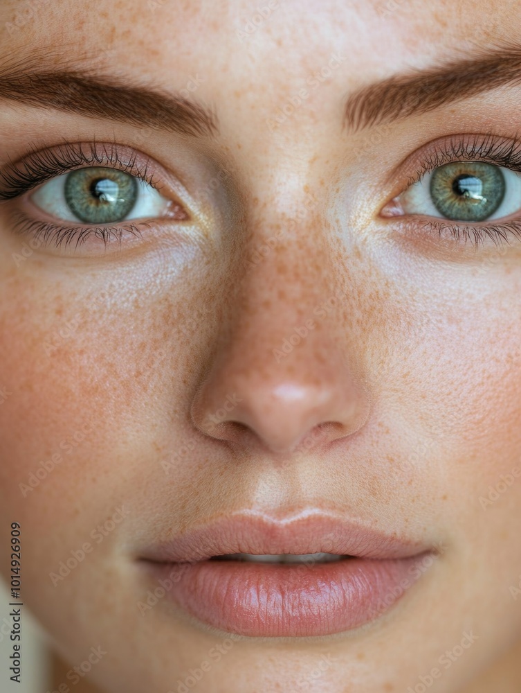Fototapeta premium Woman with freckles
