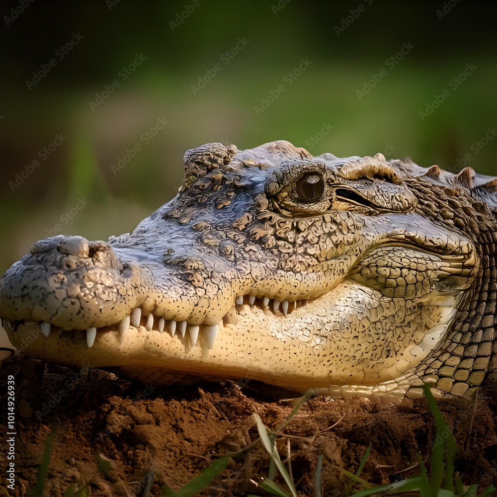 Obraz premium alligator in the everglades