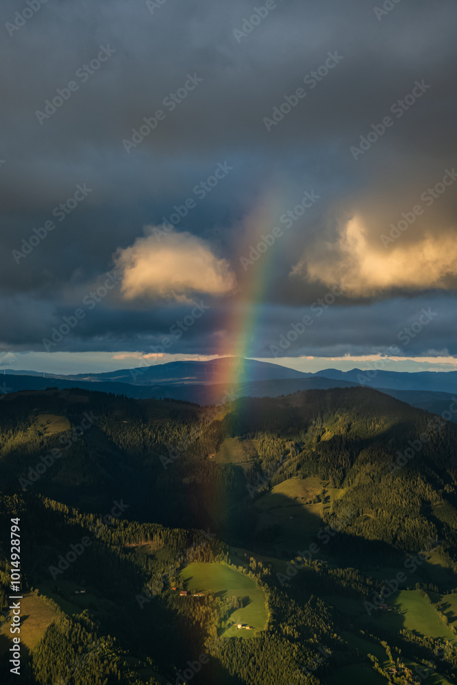 Sonnenaufgang/untergang Hochlantsch - Almenland - Teichalm - Regenbogen Sonnenaufgang/untergang Hochlantsch - Almenland - Teichalm - Regenbogen
