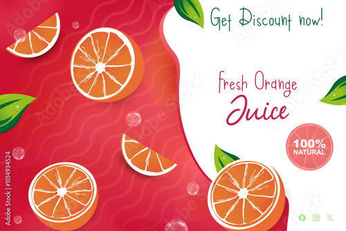 Orange fruit background